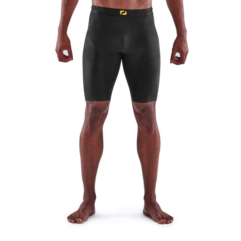 Skins Series-5 Half Tights Herren schwarz Grösse XXL 2022 Laufsport Shorts