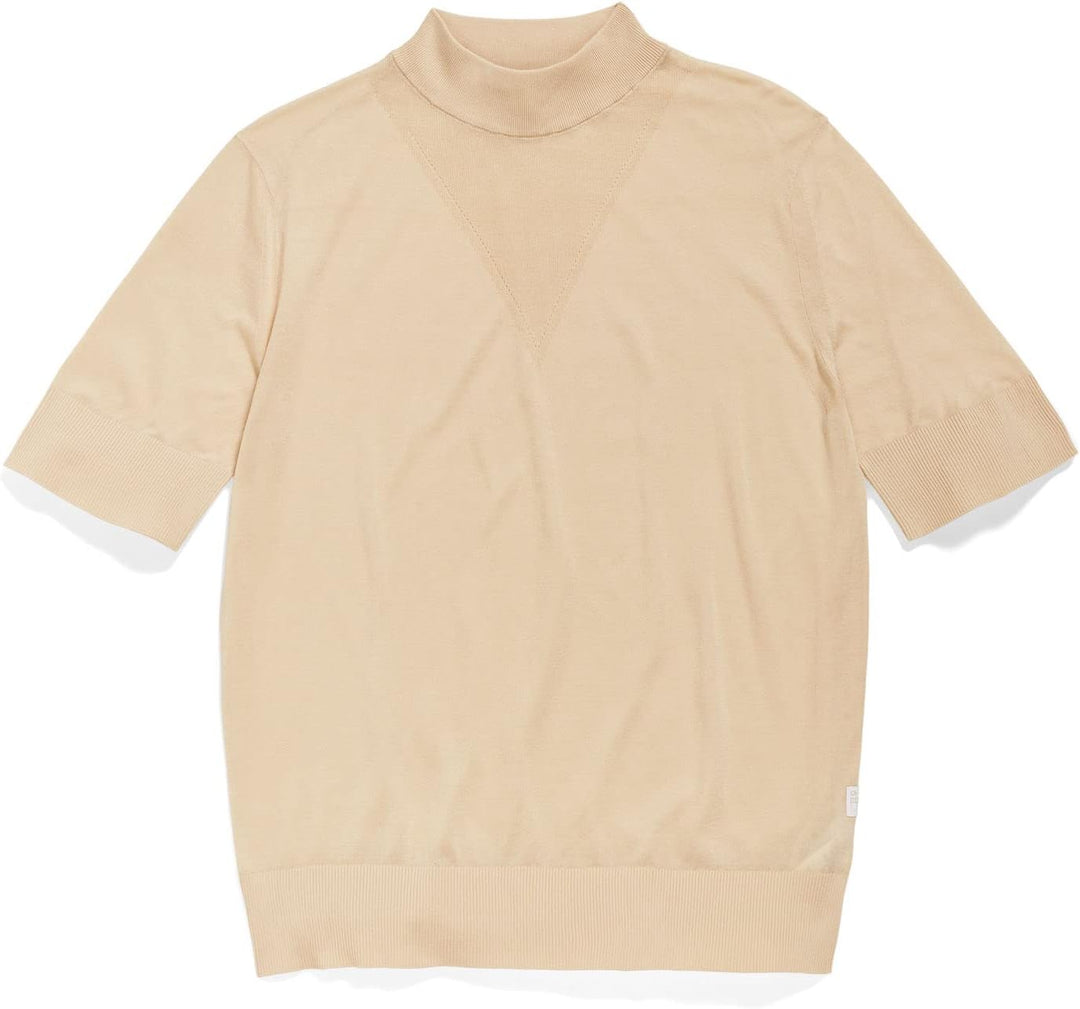 G-STAR RAW Damen Pullover Sweater Core Mock XS Beige (Ivory Cream D21962-d166-d761), XS Beige (Ivory