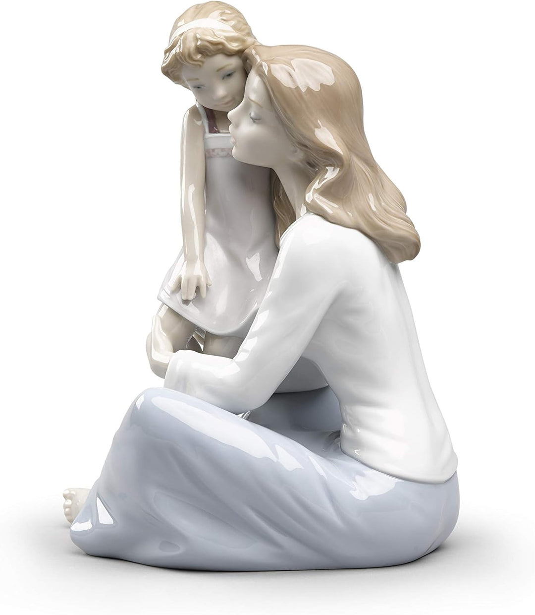 LLADRÓ Figur Mamas Kleines Mädchen. Mutter. Porzellan.