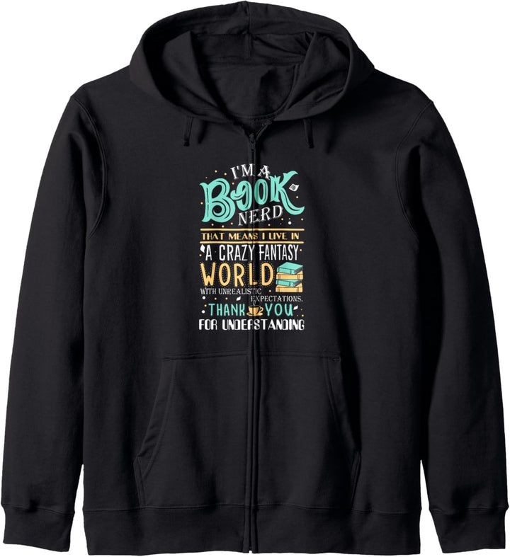 I'm a Book Nerd Kapuzenjacke