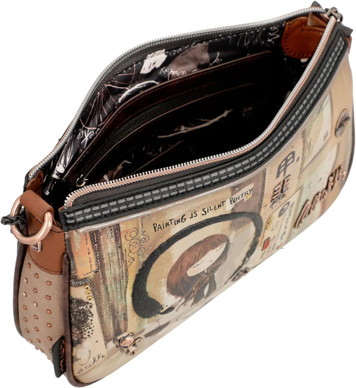 Anekke Shoen Black Umhängetasche 24 cm