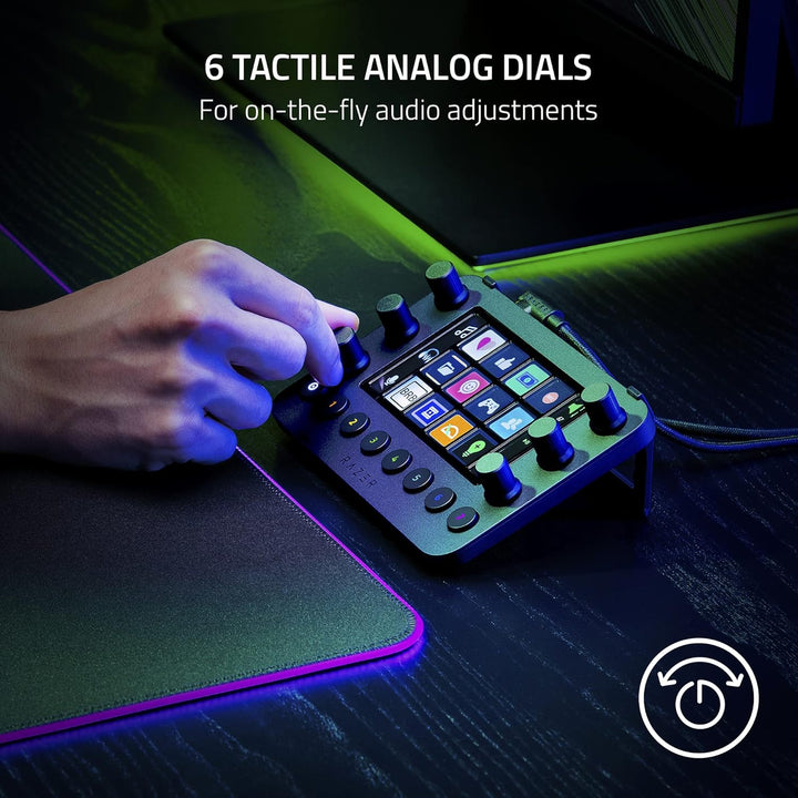 Razer Stream Controller - All-in-One-Deck für Streaming und Content-Erstellung (12 Haptisch Schaltba