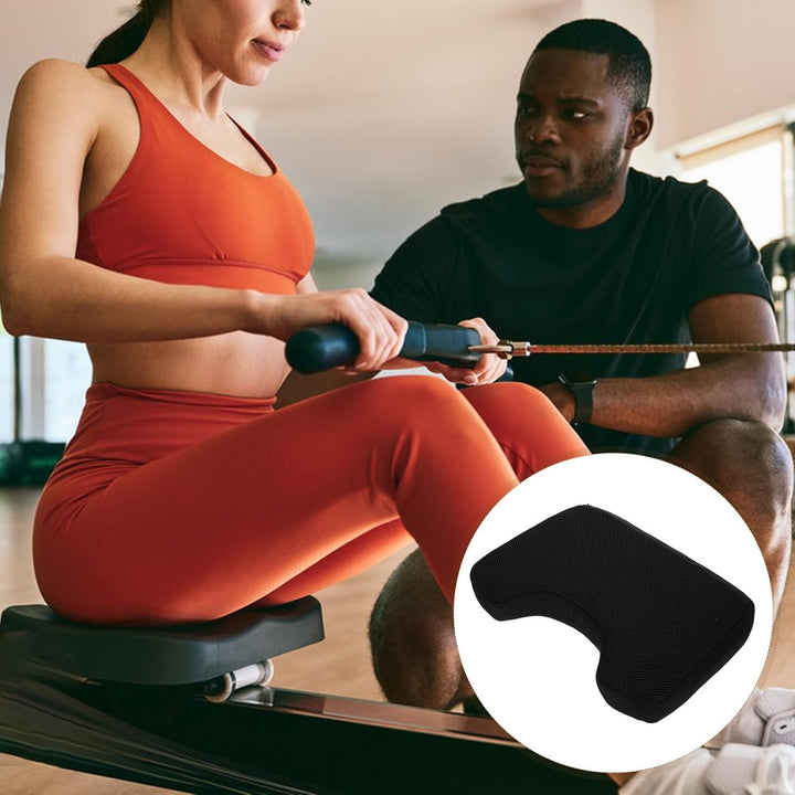 MAGICLULU Rudergerät Sitzkissen mit Anti rutsch Boden Ergonomisches Pu Schaum Sitzpolster rutschfest
