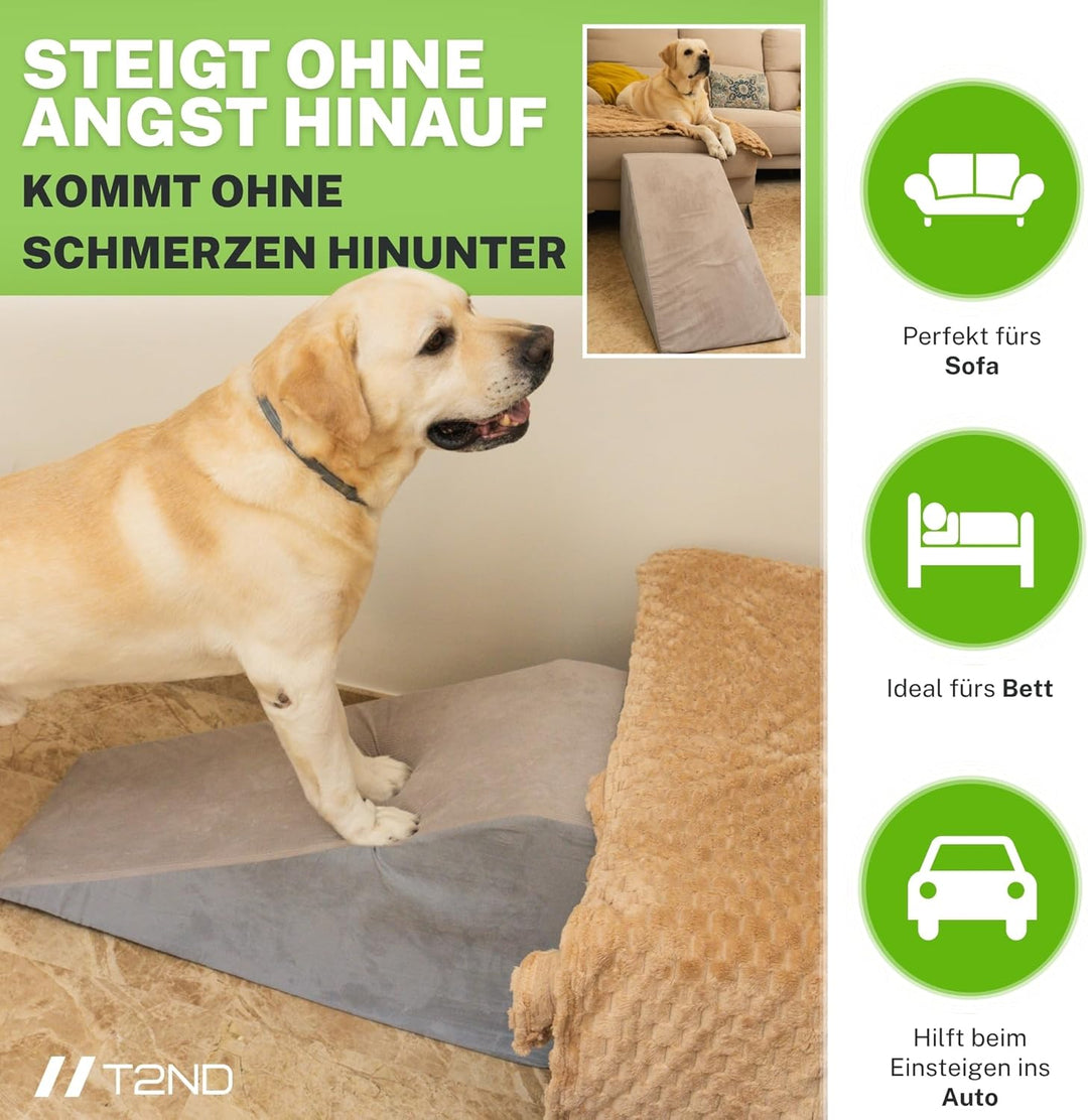 Rampe für Hunde, Schaumstoff, hohe Dichte, rutschfest, waschbar, stabil, leicht, bequem, grosse Haus