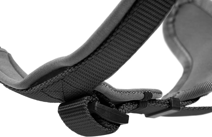 HUNTER NEOPREN Hundegeschirr, Nylon, gepolstert mit Neopren, M/2 58 - 72 cm, schwarz/grau schwarz/gr