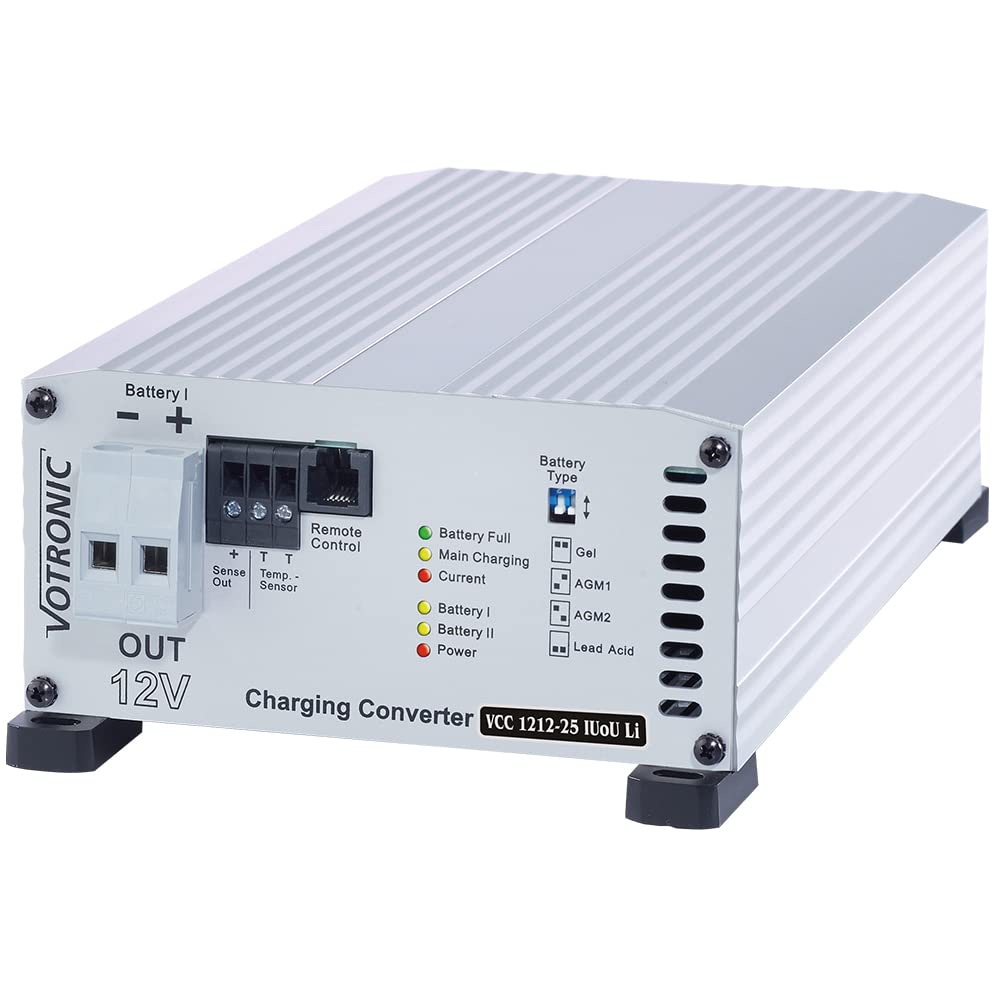 Votronic 3306 VCC 1212-25 IUoU-Li 12V 25A B2B Ladegerät galvanisch isoliert 1212-25 IUoU-Li 25A, 121