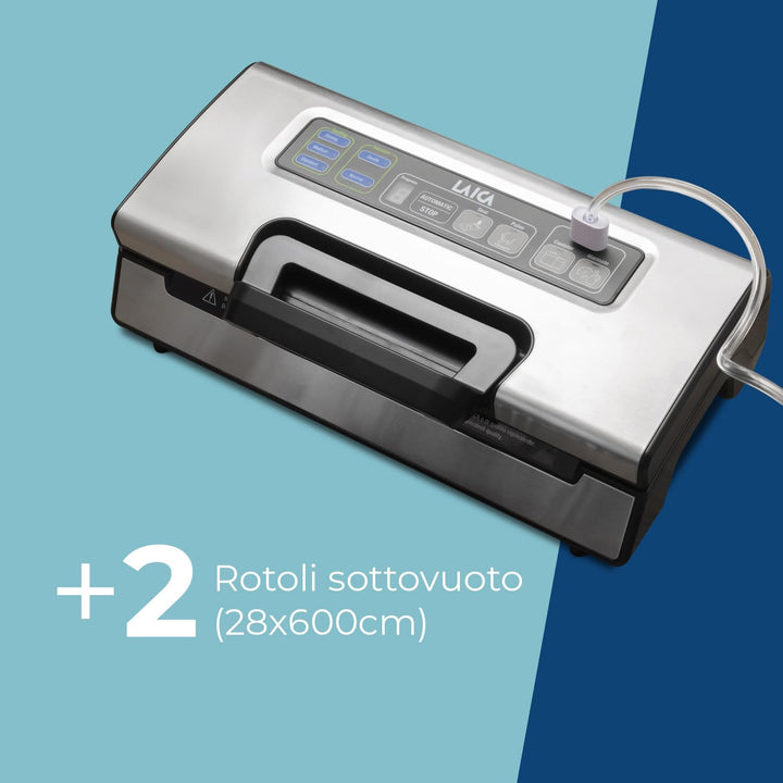 LAICA VT3220 Professionelle Vakuumiermaschine – geeignet für alle Arten von Lebensmitteln – schnelle
