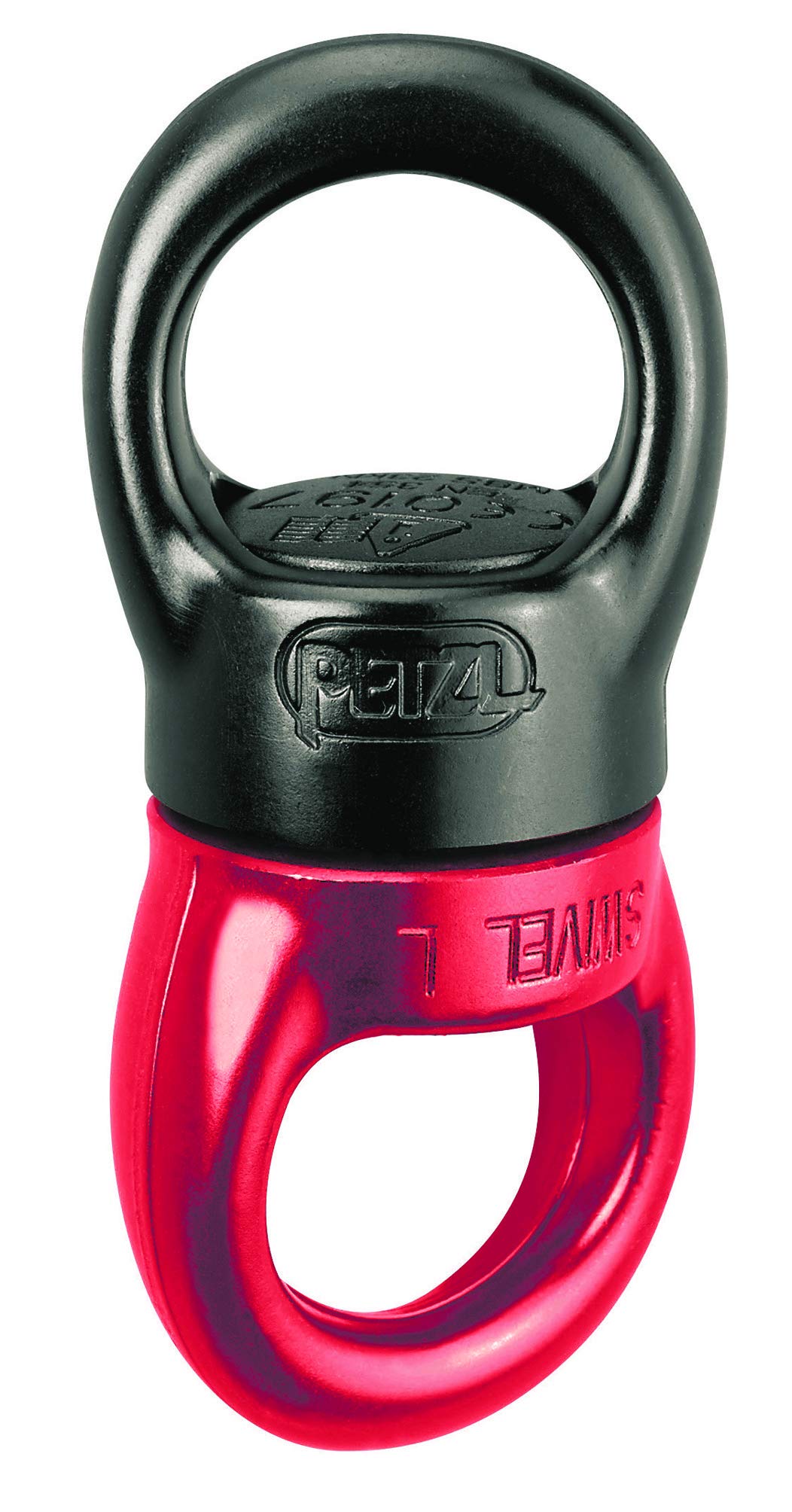 Petzl P58 L Kugellager Drehgelenk, gross, Schwarz/Rot, L