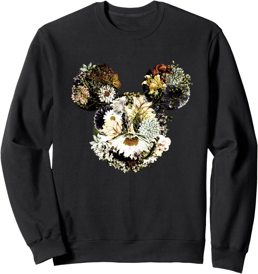 Disney Floral Mickey Mouse Blooming Florals Sweatshirt