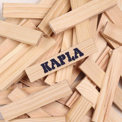 Kapla 100er Box Original Holz Bausteine Plättchen Klötze