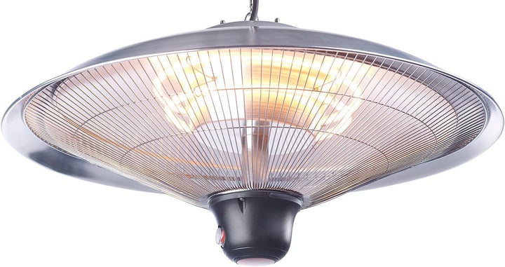 Semptec Urban Survival Technology Deckenheizstrahler: IR-Decken-Heizstrahler mit LED-Licht, Fernbedi