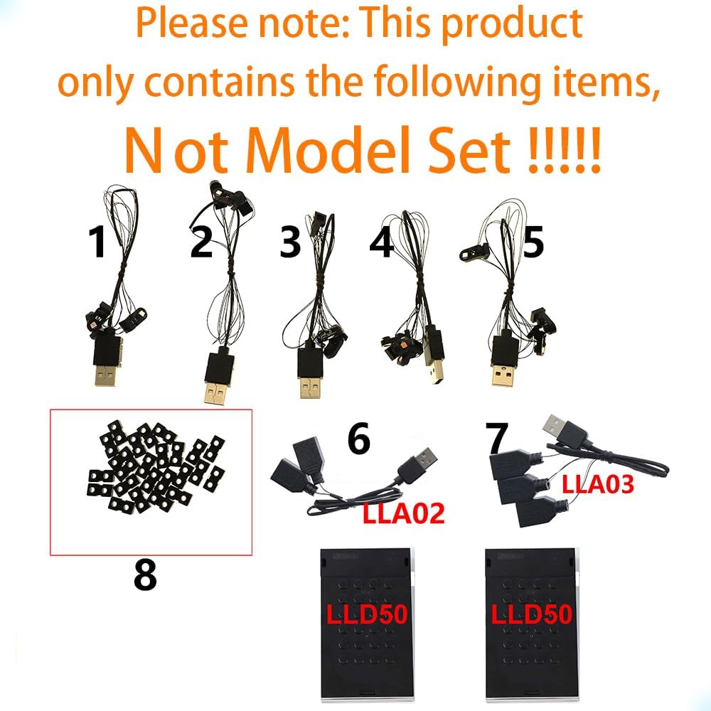 GEAMENT LED Licht-Set Kompatibel mit Lego Keith Haring Tanzende Figuren (Dancing Figures) Art 31216