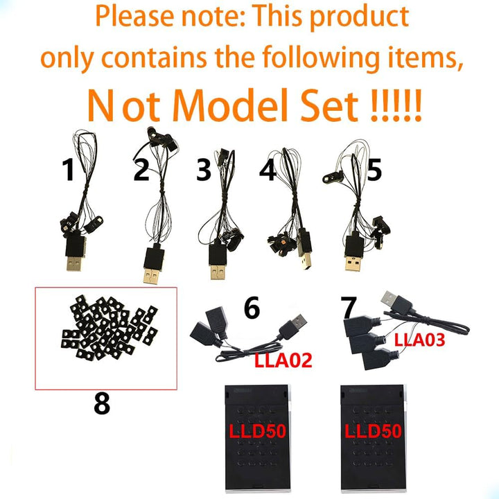 GEAMENT LED Licht-Set Kompatibel mit Lego Keith Haring Tanzende Figuren (Dancing Figures) Art 31216