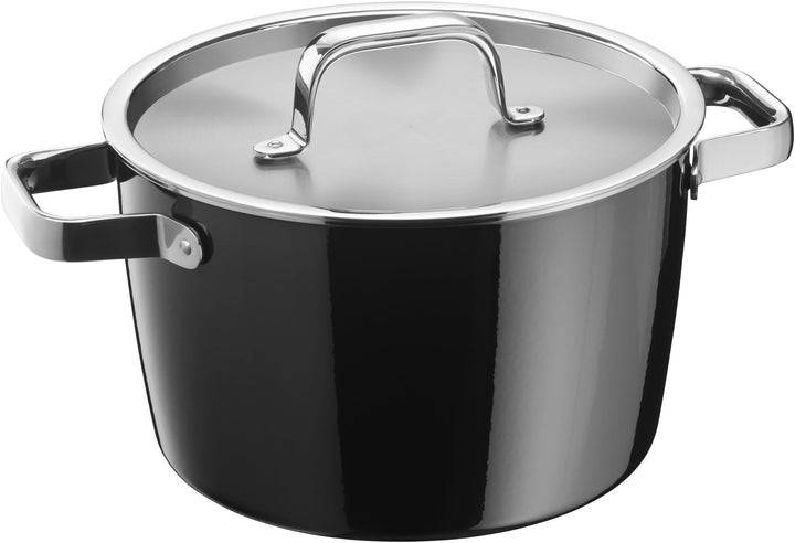 WMF Fusiontec Aromatic Kochtopf gross 22cm, Fleischtopf Induktion 4,7l, Deckel mit Kondensationsnopp
