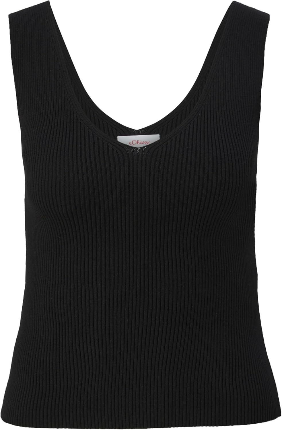 s.Oliver Stricktop aus Viskosemix, 46 Schwarz