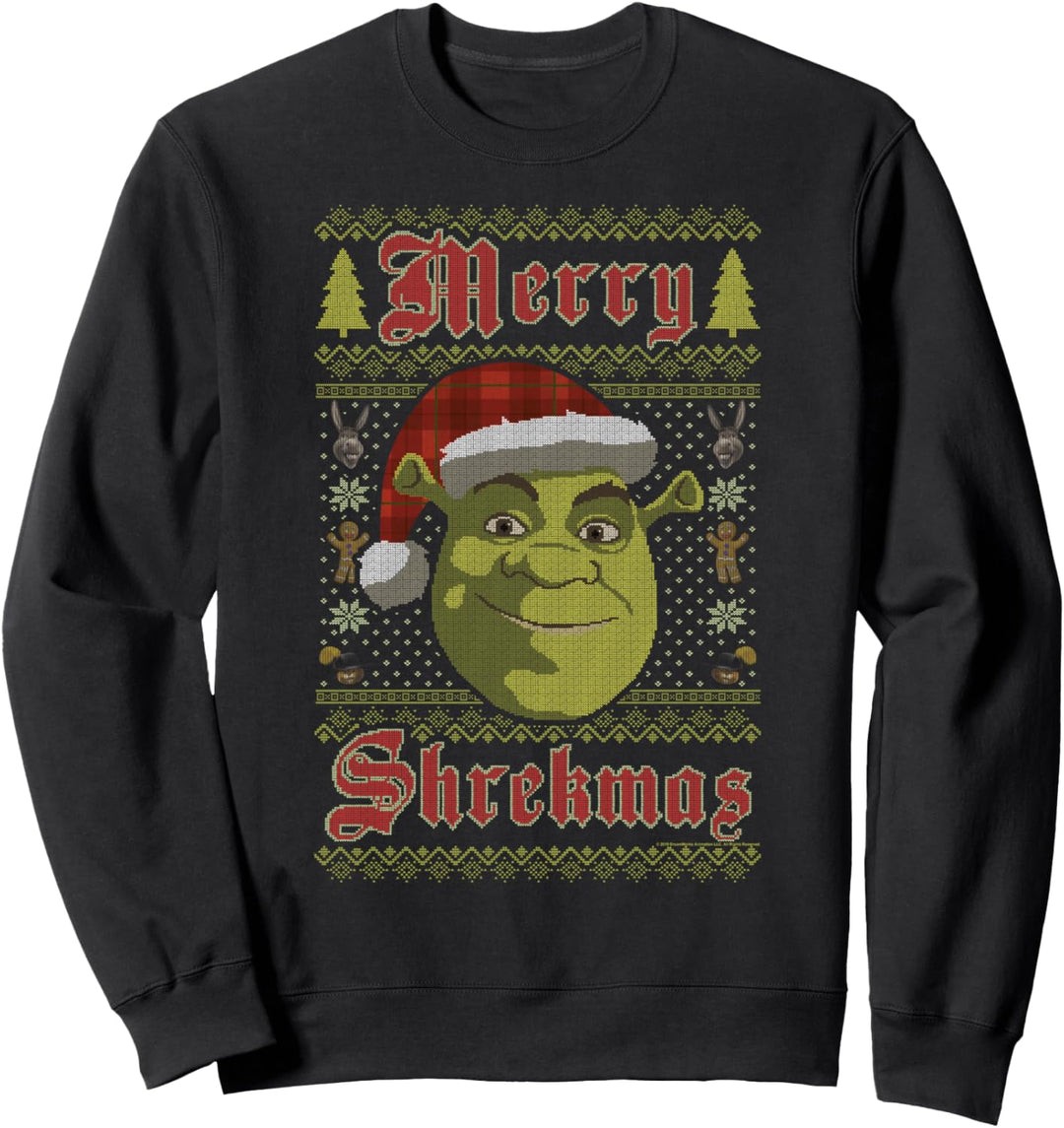 Shrek Merry Shrekmas Ugly Sweater Style Christmas Sweatshirt