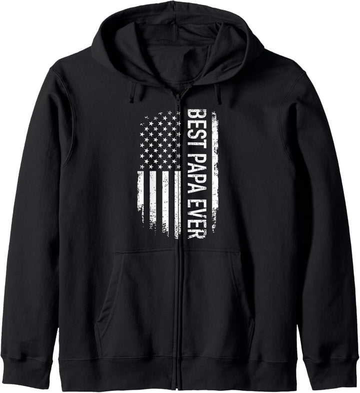 Bester Papa USA Flagge Kapuzenjacke