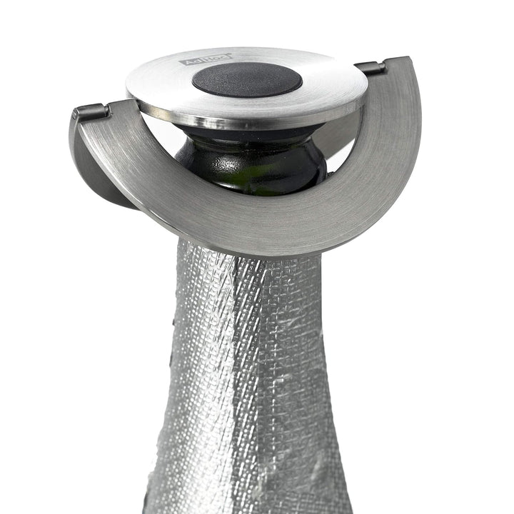 AdHoc FV20 dichter Sekt- und Champagnerverschluss CHAMP, Edelstahl/Silikon