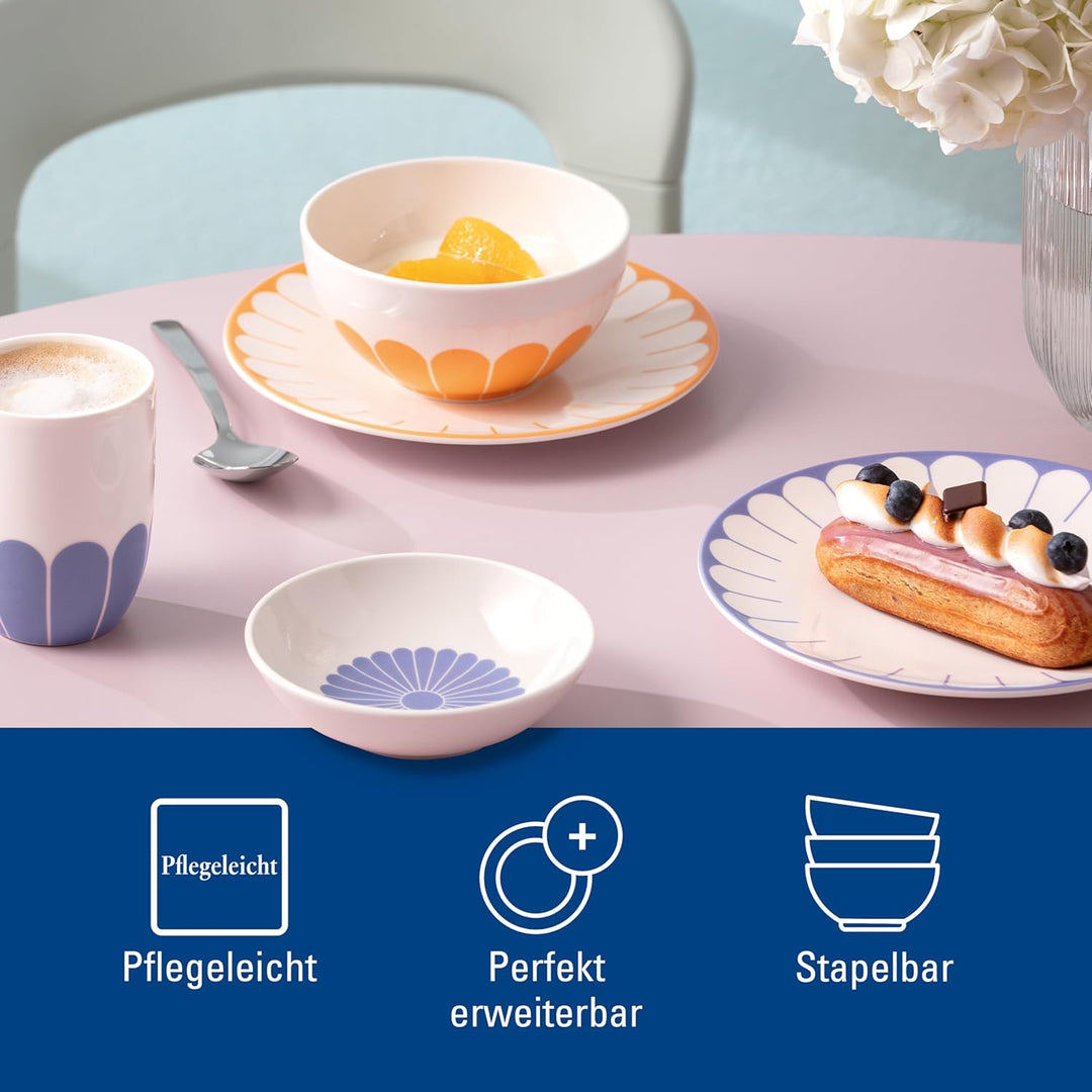 Villeroy &amp; Boch - Fleur soleil Frühstücksteller Gelb, Spülmaschinenfest, Mikrowellensicher, Dessertt