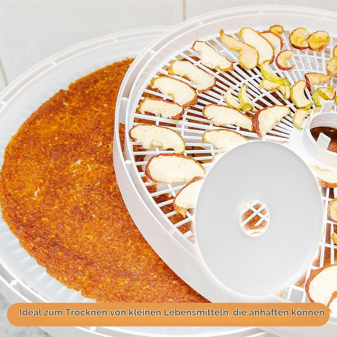 2 Stück Obstdörrgerät, Dörrgerät, Trocknertablett, Silikon-Fruchtrollenblätter, wiederverwendbare Tr