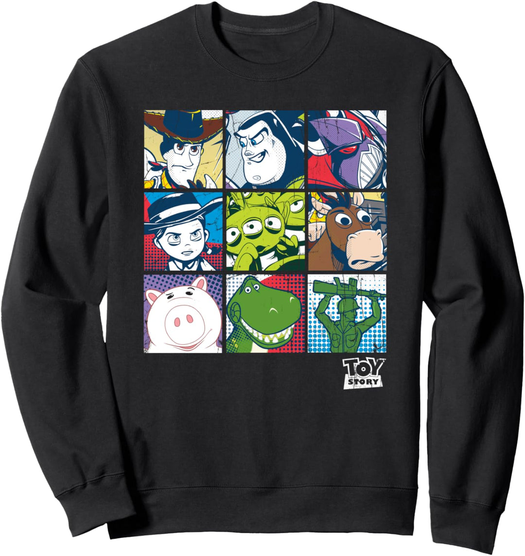 Disney Pixar Toy Story Boxed Up Group Shot Sweatshirt