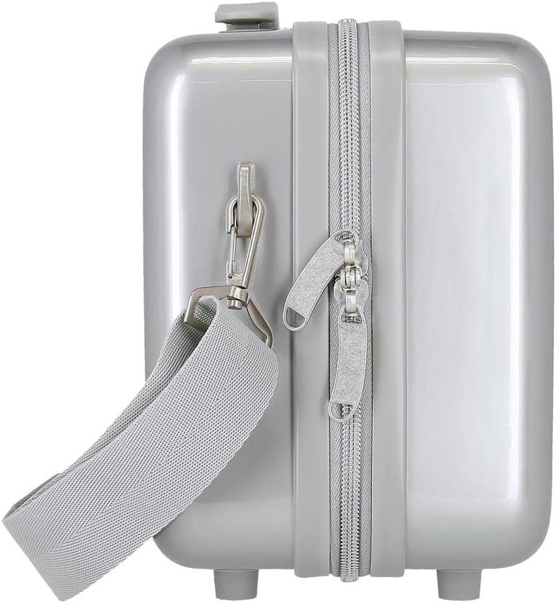 Disney Mickey 101 Anpassbarer Kulturbeutel mit grauem Schultergurt 29 x 21 x 15 cm starres ABS 9,14