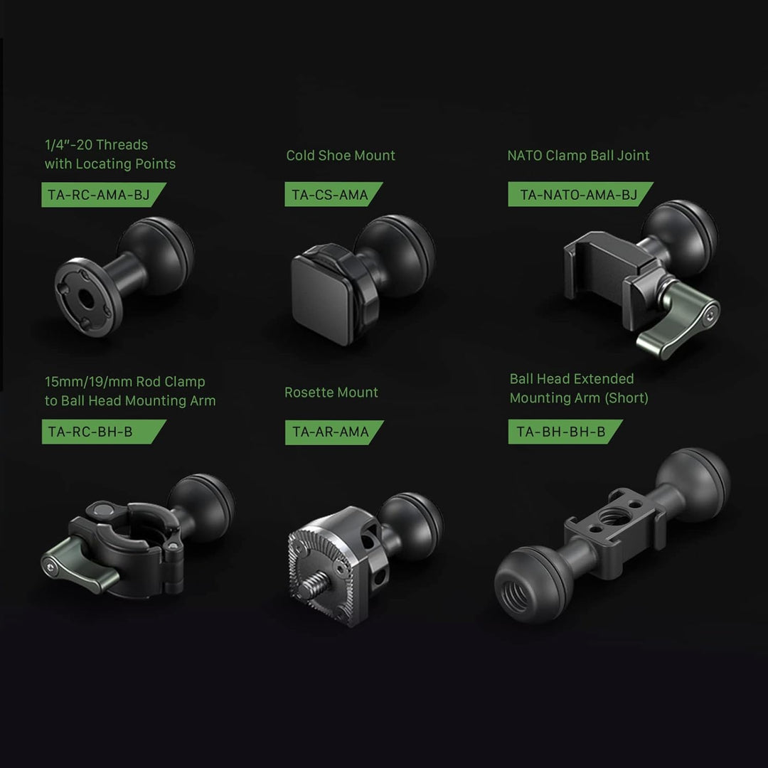TILTA Mini Articulating Arm mit 1/4"-20 Mounting Points, Universal Magic Arm für Monitor Electronic