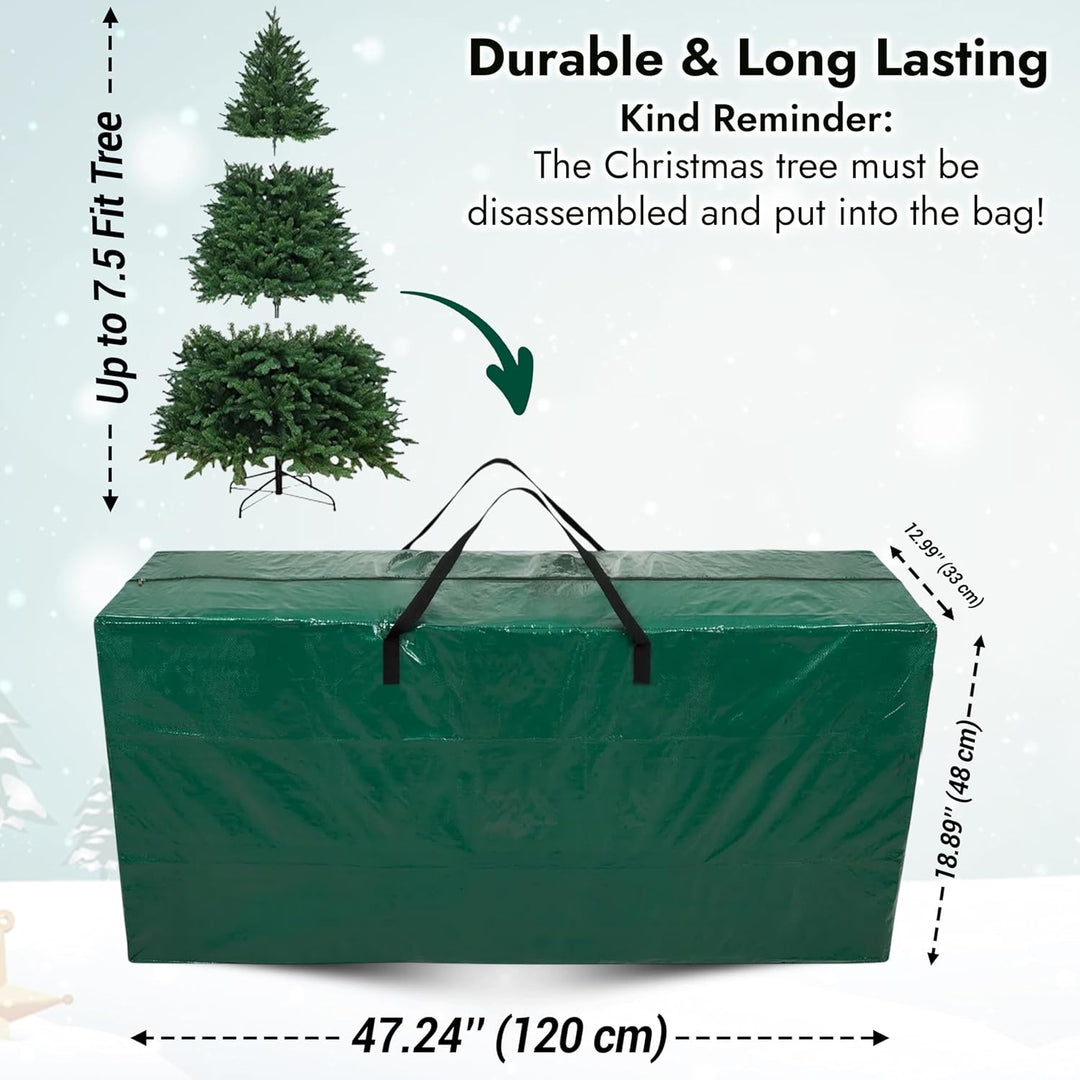 ARSUK 240 cm Aufbewahrungstasche für künstlicher Weihnachtsbaum – Verstärkte, wasserdichte Tasche fü