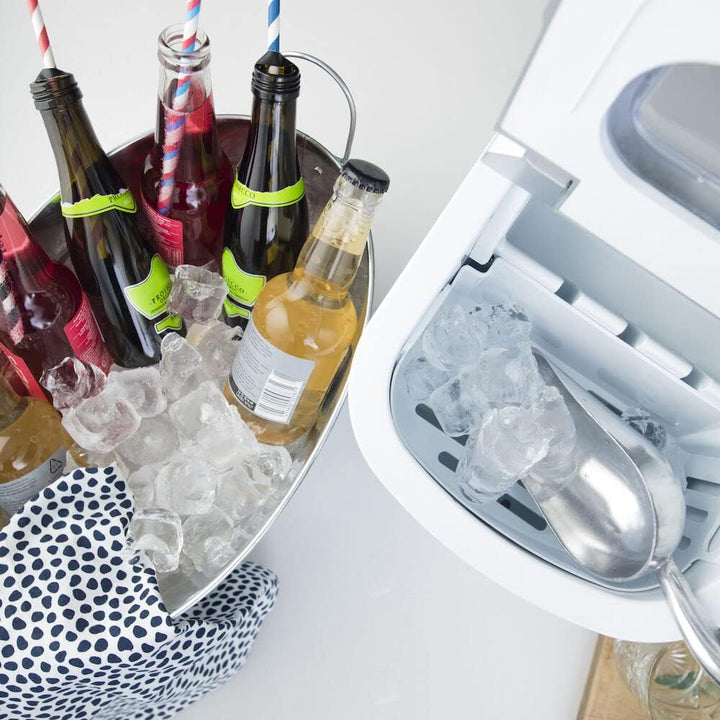 Wilfa FROSTBITT Eiswürfelmaschine - stellt 70 Eiswürfel pro Stunde und bis 12 kg Eis pro Tag her, kl