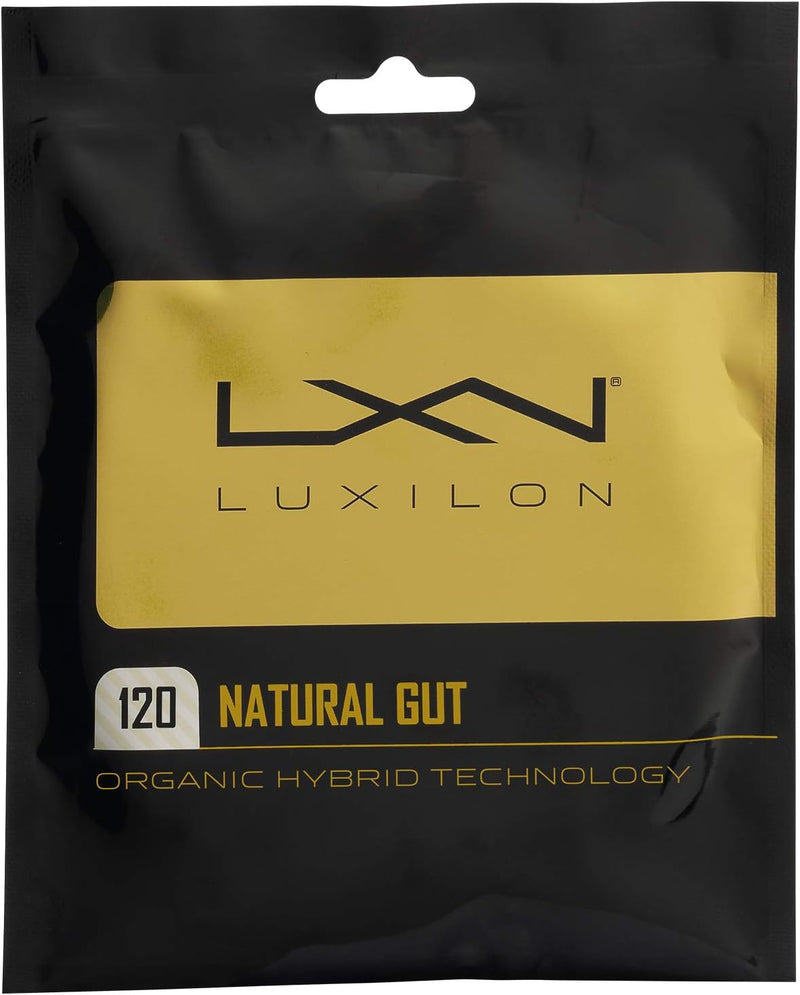 Luxilon Tennissaite Natural Gut 125, Durchmesser: 1,25 mm, Transparent, WRZ949125 120, 120