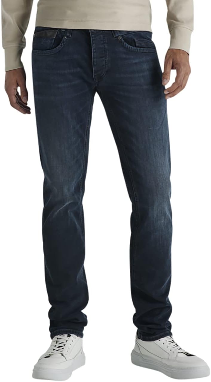 PME Legend Herren Jeans Commander 3.0 - Relaxed Fit - Blau - Comfort Blue Black, Grösse:36W / 36L, F