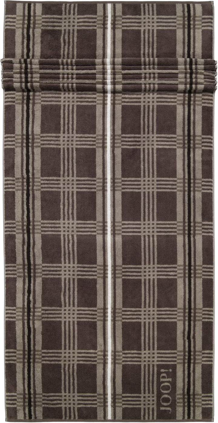 JOOP! Saunatuch Checks Checked 1685 | 36 graphit - 80 x 200
