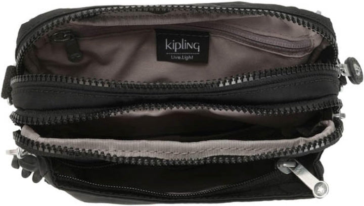 Kipling Damen Abanu Multi Tasche, Schwarz (Black Noir), 19x13x8 cm (B x H T) EU, Black Noir