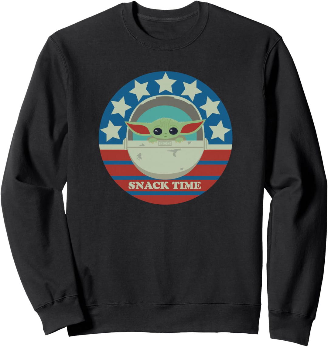 Star Wars The Mandalorian the Child Snack Time Americana Sweatshirt