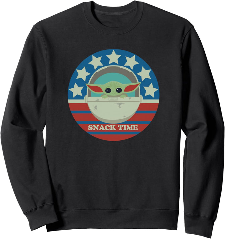 Star Wars The Mandalorian the Child Snack Time Americana Sweatshirt