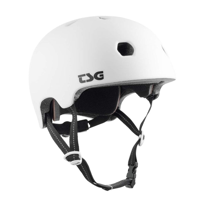 TSG Meta Solid Color L/XL 58-60 cm satin weiss, L/XL 58-60 cm satin weiß