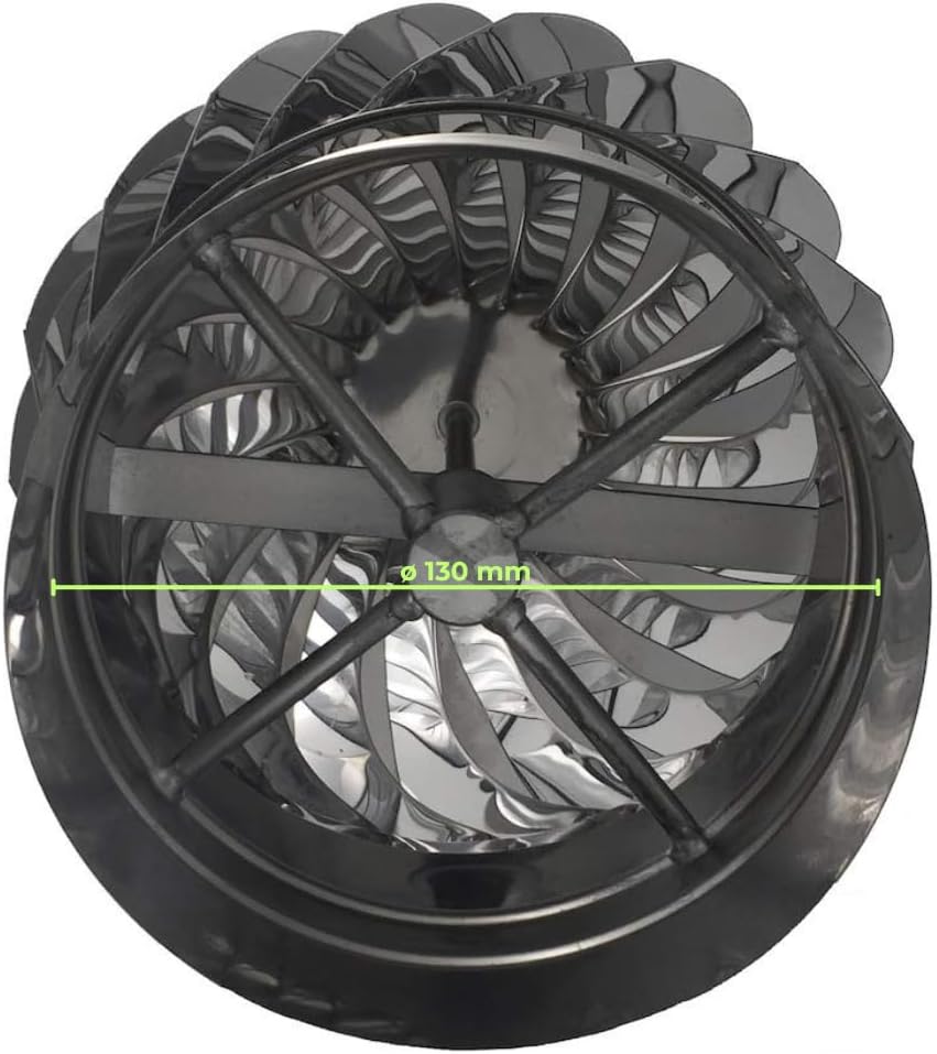 EINSIDE Kaminaufsatz Edelstahl AISI 304, drehbarer kamin Kugelaufsatz mit weiblichem Anschluss, Scho