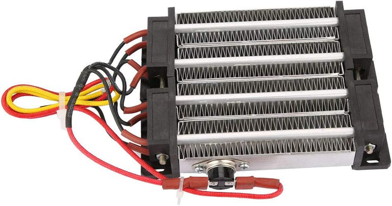 Keramisches Luftheizelement, PTC Keramik Lufterhitzer 110V/220V 1000W Thermostat Isoliertes PTC Heiz