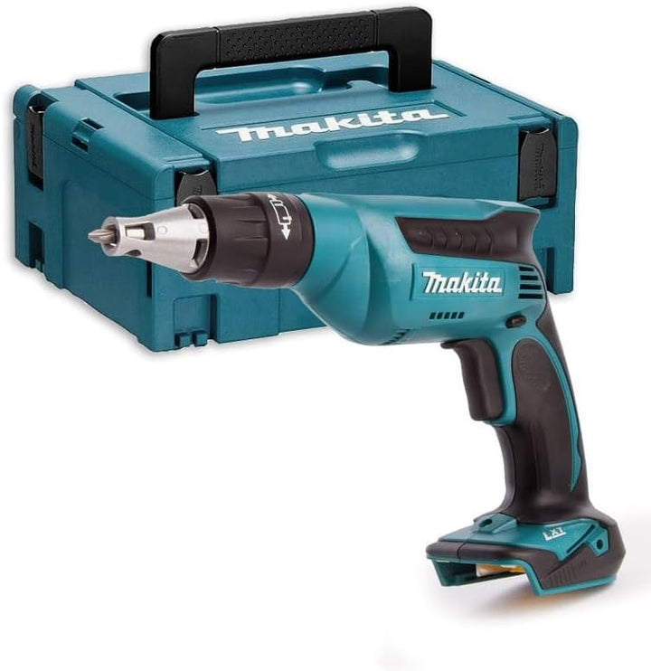 Makita Akku-Schnellbauschrauber 18 V im Makpac ohne Akku/Ladegerät DFS451ZJ