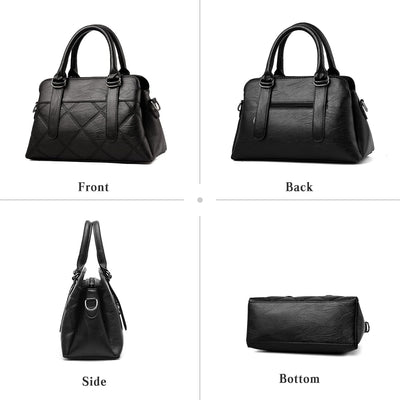 FANDARE Damen Handtasche Umhängetasche Frauen Schulterbeutel Shopper Tote Reise Henkeltasche Abendta