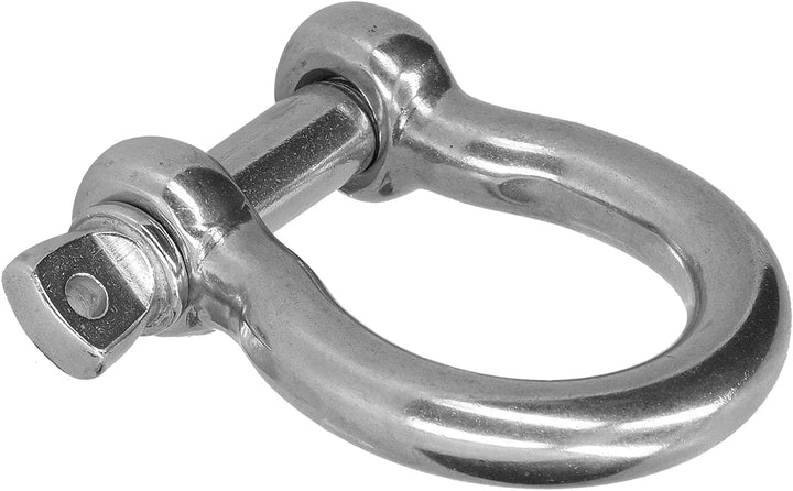 YWBL-WH Schraubstift-Ankerschäkel 304 Edelstahl-Bügelschäkel Ankerschäkel D-Schäkel(10pcs M10), M 10
