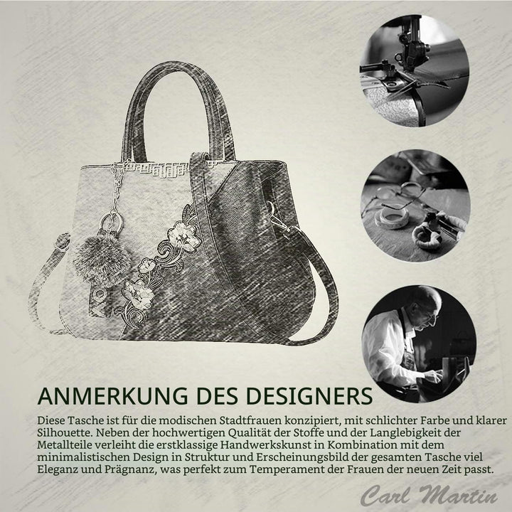 NICOLE & DORIS Handtaschen Damen modische Damenhandtaschen taschen Damen Umhängetaschen mit Blumenmu