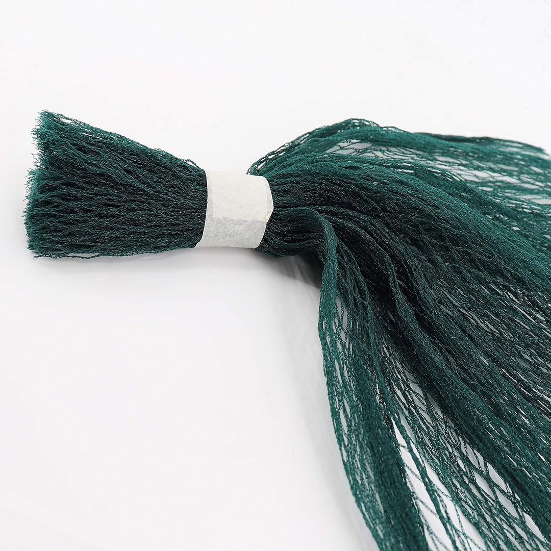 Vielseitiges Teichnetz 14m x 8m grün 17mm x 17mm Masche I Aquagart Laubschutznetz Teich Abdecknetz V