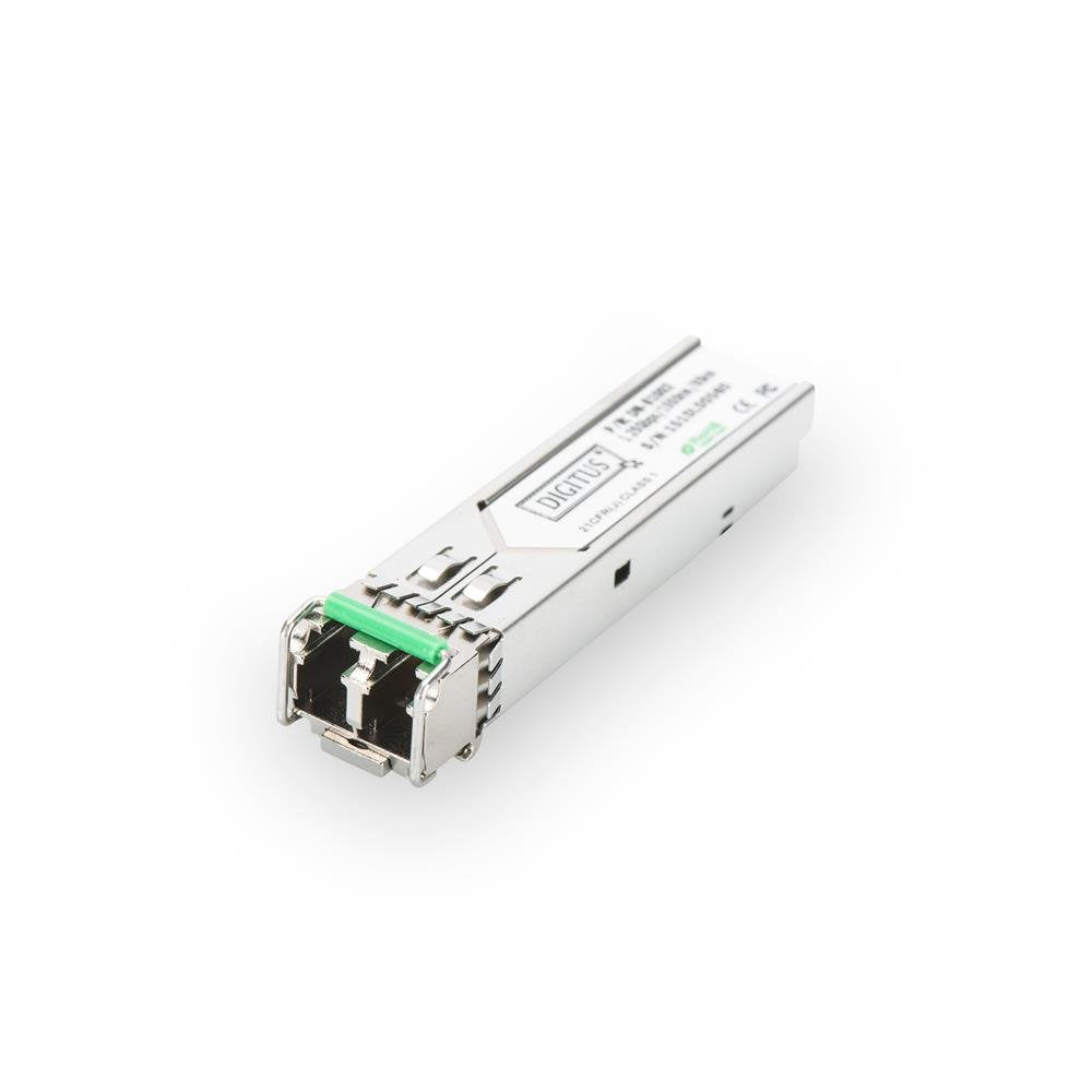DIGITUS Gigabit SFP Modul, Mini GBIC, Singlemode, LC Duplex, 1550 nm, 80 km, 1.25 Gbit/s SFP, 80 km,