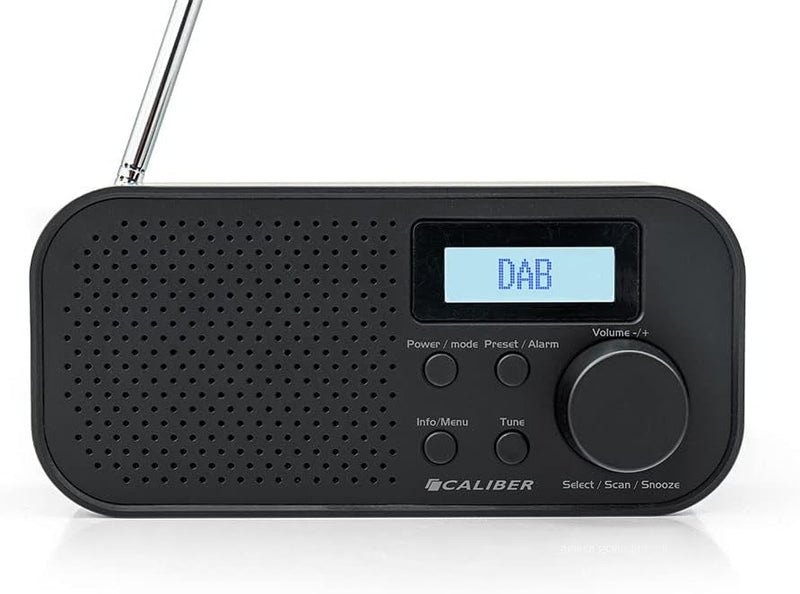 Caliber Tragbares Radio - DAB Plus - FM - RDS - LCD-Anzeige - Kabellos für bis zu 8 Stunden - Mit Al