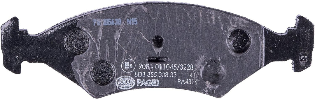 HELLA PAGID 8DB 355 008-331 Bremsbelagsatz - T1141 - Dicke/Stärke: 17.5mm - Bremssystem: Teves - nic