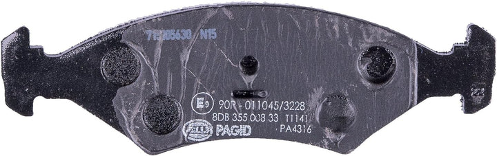 HELLA PAGID 8DB 355 008-331 Bremsbelagsatz - T1141 - Dicke/Stärke: 17.5mm - Bremssystem: Teves - nic