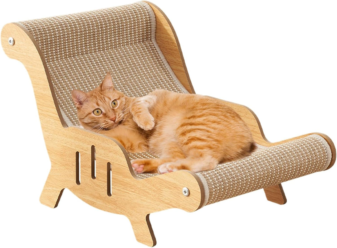 53x31x32cm Katzen Sisal Liegestuhl Katzen Kratzbrett Bequemer Katzenkratzstuhl Katzenkratzer Katzen