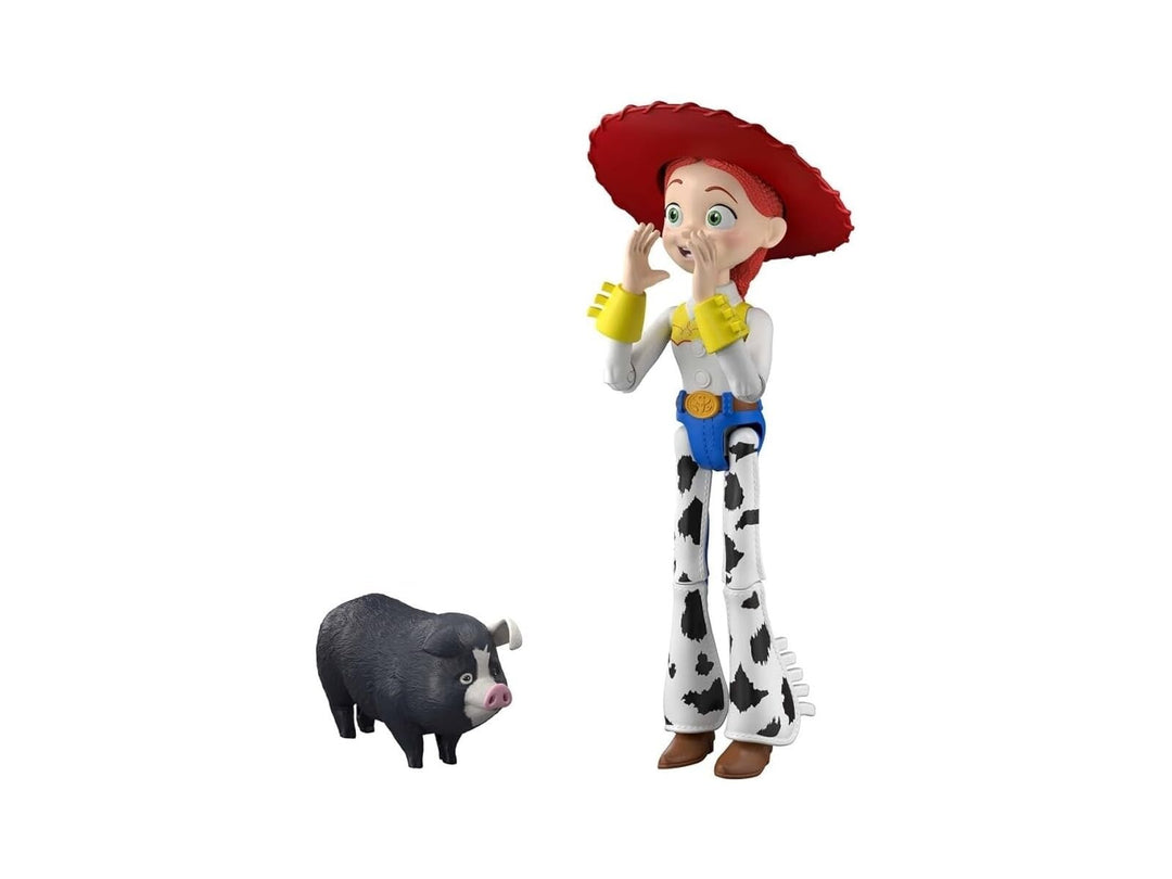 Mattel Disney Pixar Toy Story 5 – Sprechende Jessie, 30 cm grosse Actionfigur mit beweglichen Gelenk
