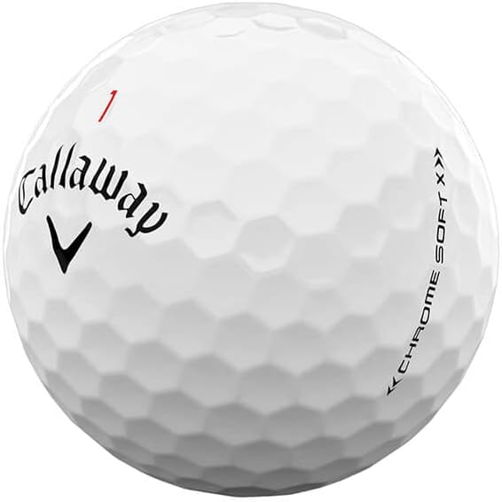 Callaway Golf 2022 Chrome Soft X Golfbälle Weiss Weiss, Weiss Weiss